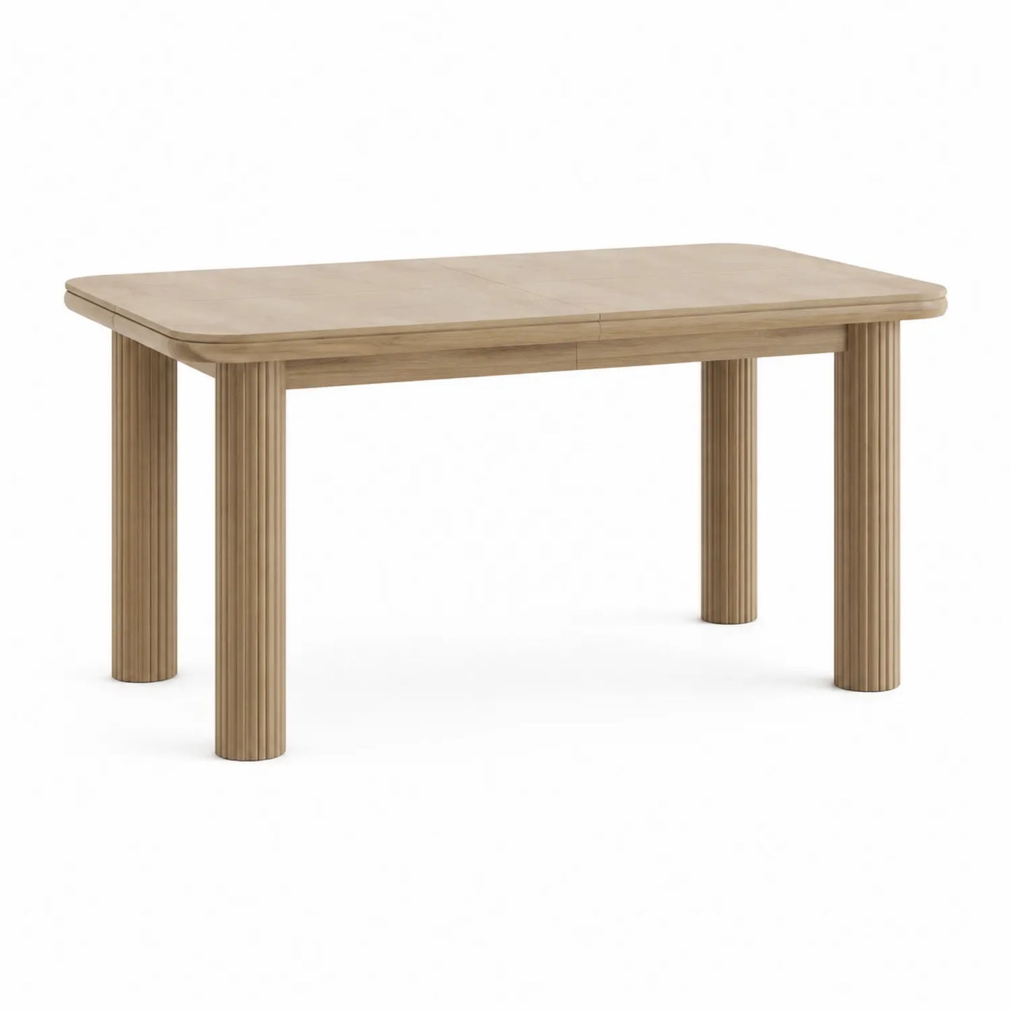 Holz Esstisch Eiche Rechteckig Hellbraun 150x90x75cm