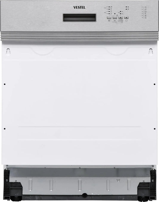 Geschirrspüler VST60-6 Vestel - teilintegrierter, 12 Maßgedecke, inklusive. ckkorb, teilintegrierter 60 cm, 6 Betriebsprogramme