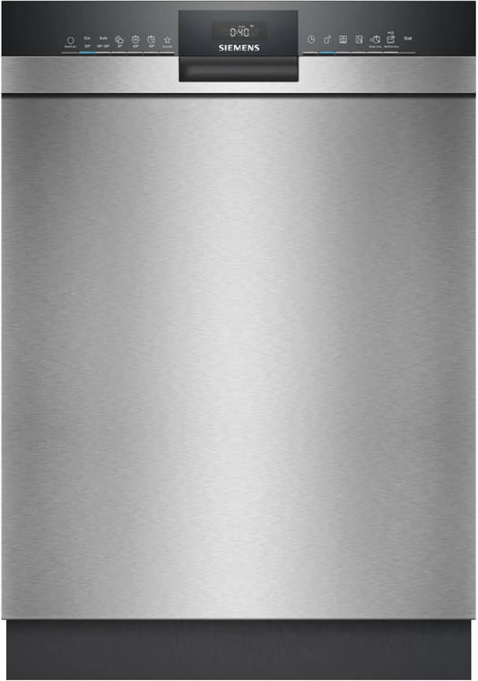 Siemens Geschirrspüler SN43HS10TE iQ300, 3-fach rackMatic, Smarter Unterbau, Edelstahl, varioSpeed Kurzprogramm, 60 cm breit, ckkorb, aquaStop