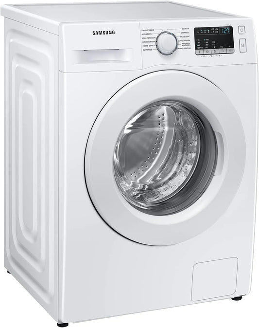 Samsung Waschmaschine WW90T4048EE/EG 1400, Gewicht 9 kg, FleckenIntensiv-Funktion, Digital Inverter-Motor, min, Ecobubble, Hygiene-Dampfprogramm, Weiß
