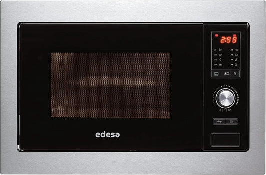 Mikrowelle edesa/EMW-2510-IG, 60 cm Glas Einbau mit Grill 25 L 900W, Quarzgrill 1000W