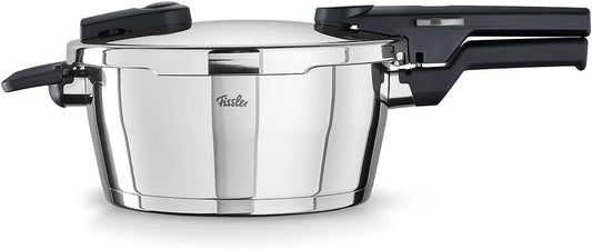 Fissler Vitaquick, Fassungsvermögen 3,5 L, Ø 22 cm, 2-Garstufen, Schnellkochtopf, Edelstahl-Dampfkochtopf, Made in Germany, Induktion