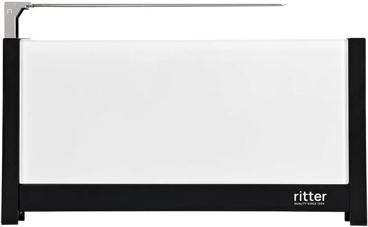 Toaster, ritter volcano 5 Langschlitz mit Brötchenaufsatz, extra schmal, Made in Germany, Weiß
