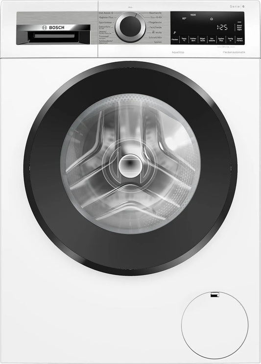 Bosch Waschmaschine WGG256Z40 1600, Serie 6, 10 kg, Hygienische Wäsche, UpM, Fleckenautomatik, Iron Assist, schneller Waschen mit Speed Perfect