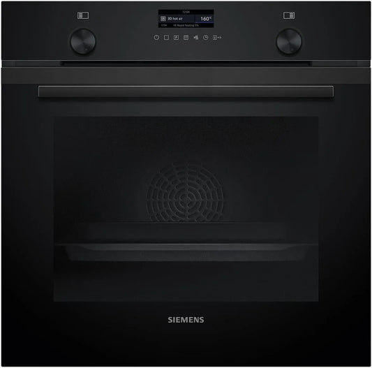 Siemens Backofen HB279GBB3, Pyrolyse Deep Black Inox